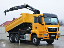 Camion plateau MAN TGS 33.400 Kipper 4,80 m + Kran * 6x4!