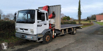 Vrachtwagen Renault Midliner 180 tweedehands platte bak boorden
