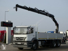 Camion Mercedes AXOR 2633 /6x4/BOX-7,2M + CRANE HIAB 166/ RADIO plateau occasion