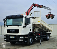 Ciężarówka platforma MAN TGM 15.250 Kipper 4,10 m+KRAN/FUNK