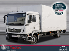 MAN tarp truck TGL 12.220 BL-PRITSCHE PLANE-AHK-LBW-KLIMA-LGS