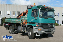 Camión volquete volquete trilateral Mercedes 1843 AK 4x4, Allrad, Kran Atlas AK105.1, Klima