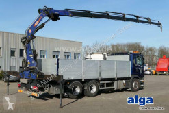 Scania LKW Pritsche Bracken/Spriegel G440 6x4, Kran PM 22026SP, Funk, zusammenlegbar