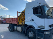 Camión volquete Renault Premium 420 4x2 Tipper truck with crane