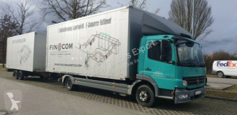 Camion remorque Mercedes Atego 824 L. EURO-5, Blatt Luft, fourgon occasion