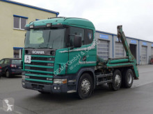Kamión vozidlo s hákovým nosičom kontajnerov Scania 124 420*Retarder*Hydraulik*Standhe
