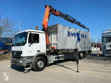 Camión Mercedes Actros Actros 2532 Kran Palfinger Pk 23002+Remote+LBW lona corredera (tautliner) usado