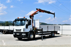 Ciężarówka Iveco Eurocargo 180E28 Pritsche 7,00 m + KRAN! platforma używana