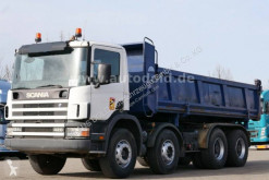 Camión Scania P 124P420 volquete volquete bilateral usado