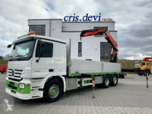 Camion plateau ridelles Mercedes Actros 2555 6x2 V8 Fassi F290 | Retarder | Euro 5