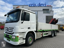 Camion plateau ridelles Mercedes Actros 2555 6x2 V8 Fassi F290 | Retarder | Euro 5