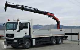 Camion MAN TGS 26.360 Pritsche 6,80 m+Kran/FUNK *6x4! plateau occasion