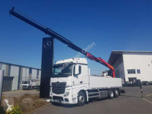 Lastbil Mercedes Actros Actros 2745 L 6x2 Baustoffpritsche + Palfinger flatbed sidetremmer brugt