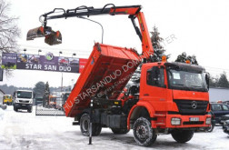 Camion plateau Mercedes AXOR 1833 PALFINGER PK 12001 EURO 5 KRAN CRAN