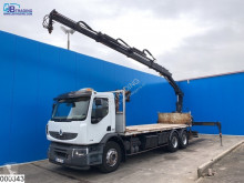 Camión caja abierta Renault Lander 370 Manual, Hiab, Steel suspension