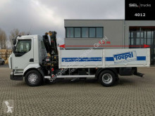 Camion plateau ridelles Renault Midlum Midlum 220 / HIAB 088 DUO / 3 Sitzen