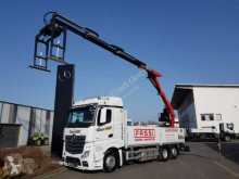 Teherautó Mercedes Actros Actros 2745 L 6x2 Kran Fassi F240AS + Funk használt platóoldalak plató