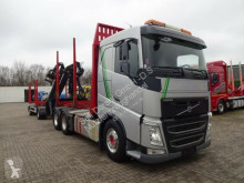 Lastbil med släp sulky Volvo FH FH 500 6x4 Holzkran mit Anhänger