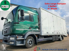 Camion porte voitures MAN TGL TGL 9.220 geschlossen + extralange Rampen Klima
