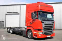 Camión Scania R 410 6X2 BDF Jumbo Topline Standklima etade chasis usado