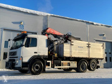 Lastbil Fassi Volvo FM 400 6x2 Dump truck with F235XP crane flak begagnad