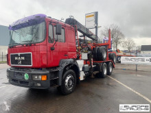 Camion plateau MAN 26.460 Crane - Kran - Grue - Full steel - Manual