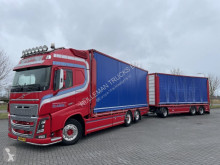 Camión remolque Volvo FH16.650 6x2 POULTRY / GEFLÜGEL/ CHICKEN WITH TRAILER remolque ganadero para aves usado