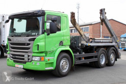 Scania skip truck P 410 6X2*4 Meiller AK16 MT Funk Lenkachse