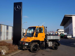 Lastbil platta häckar Mercedes UNIMOG U300 4x4 Hydraulik Standheizung Klima