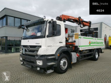 Camião estrado / caixa aberta caixa aberta Mercedes Axor Axor 1824 L / ATLAS Kran + Zange / Baustoff