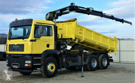 Camião estrado / caixa aberta MAN TGA 28.350 Kipper 5,20 m + Kran/Funk*6x4