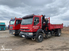 Camion Renault Kerax 370 DCI HDS PALFINGER PK15500 // WYWROT NA BOK I TYŁ // HYDROBURTA // SUPER STAN // benne occasion