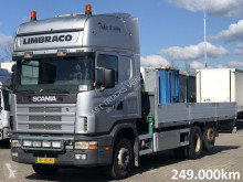 Camião Scania L estrado / caixa aberta usado