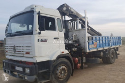 Camion plateau Renault 340 4X2 VOLQUETE HIAB 125