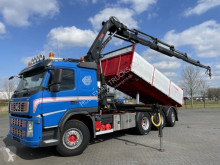Volvo plató teherautó FM500 8x4 3 WAY TIP CRANE HIAB 211 EP-5 RADIO EURO 5