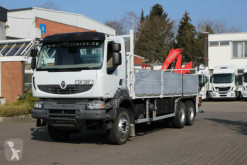 Camion Renault Kerax 380 DXI E5 6x4 Pritsche/Kran Fassi210/Funk plateau occasion