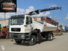Camion MAN TGM TG-M 18.340 4x4 BB 2-Achs Allradkipper Kran Funk, Greifer tri-benne occasion