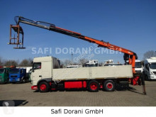Camião estrado / caixa aberta caixa aberta DAF XF XF460 Baustoffkran ATLAS