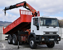 Camião estrado / caixa aberta Iveco EUROTRAKKER 380 *KIPPER 5,20m + PK 15002 / 6x4