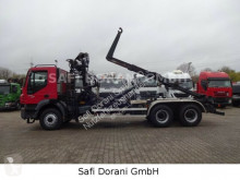 Camion Iveco 410 Abroller mit Kran 6x4 polybenne occasion