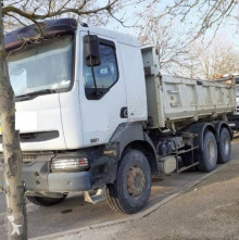 Teherautó Renault Kerax 370 használt hátra és egy oldalra billenő kocsi