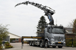 Camión caja abierta Mercedes Arocs !!3745!! CRANE/KRAN!! 85TM!!JIB/WINCH!! EURO6!!185tkm!! TOP!!!