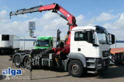 Camión volquete MAN TGS 26:400 TGS BL 6X4, KRAN HMF 3000-K4, Funk, Euro5