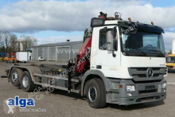 Camião poli-basculante Mercedes Actros 2536 L Actros 6x2, Kran HMF 1444Z2, Meiller