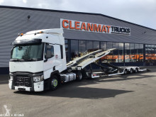Camion porte voitures Renault T 480 Comfort + Lohr truck transporter