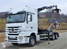 Lastbil Mercedes Actros 2548 Abrollkipper 5,30m + Kran/Funk * 6x2 multi-tippvagn begagnad