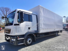 Camión MAN TGL TGL 12.220 Pritsche/Plane LBW L-Haus (1) lona corredera (tautliner) usado
