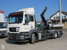 Camión Gancho portacontenedor MAN TGS TG-S 26.400 6x2-2 BL Abrollkipper Meiller , m.Fhs, Lenk