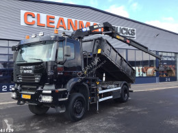 Camion Iveco Trakker AD190T31 HMF 14 Tonmeter laadkraan benne occasion