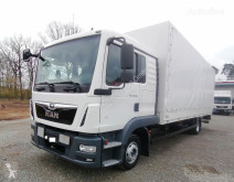 Teherautó MAN TGL TGL 12.220 4x2 Pritsche/Plane L-Haus LBW AHK (31) használt ponyvával felszerelt plató